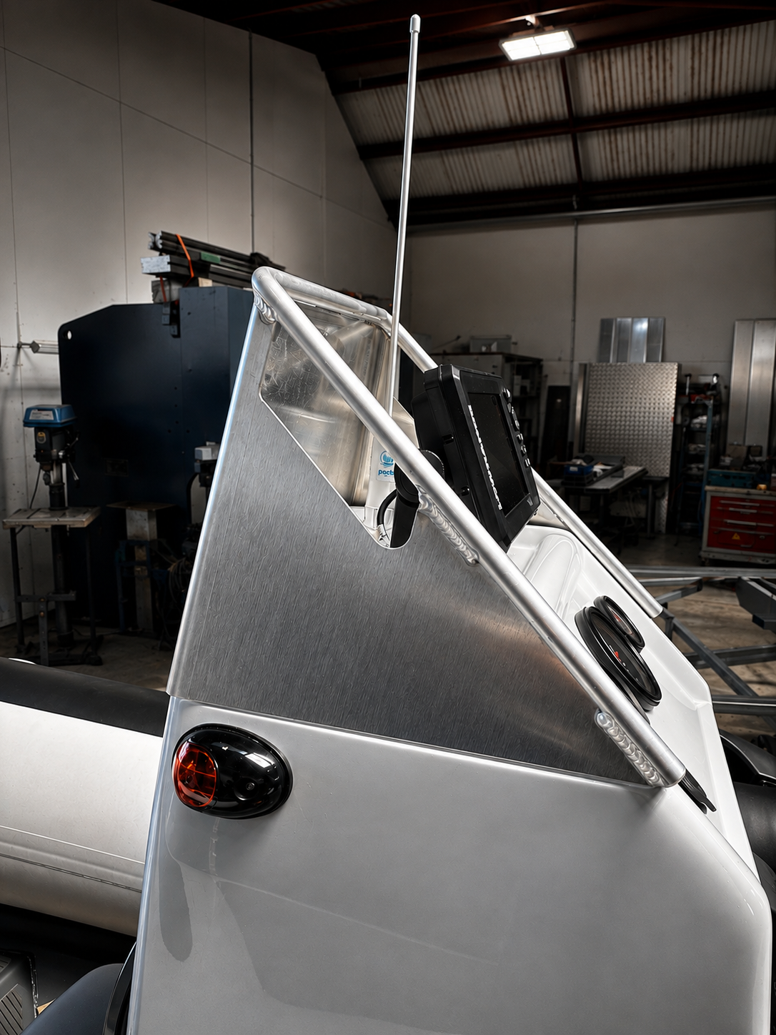 Custom marine console fabrication